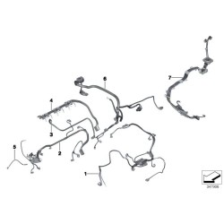 Faisceau câbles servomoteur Valvetronic d`origine BMW n55 (12517592508)